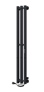 Полотенцесушитель электрический INDIGO Style 3 PRO 120/13 универсал. подключение, Черный
