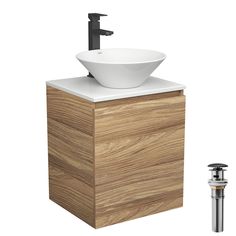 Тумба Bau Dream Blackwood 50,раковина BAU Dream D43,смеситель Hotel Black,выпуск Bauedge