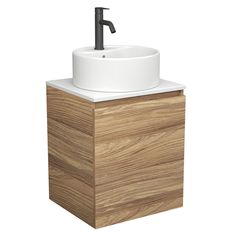Тумба Bau Dream Blackwood 50,раковина BAU Element D40,смеситель Hotel Dream Black Bauedge
