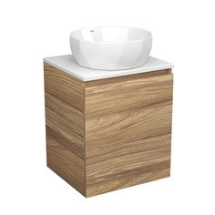 Тумба Bau Dream Blackwood 50 с дверцей,раковина BAU Diamond D40 Bauedge