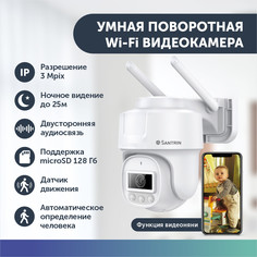 Уличная камера видеонаблюдения Santrin SDIC136AW SD беспроводная wifi видеоняня 3 Mpix