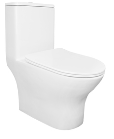 Унитаз-моноблок AZARIO Terni AZ-8618 670x350x760 горизонтальный слив,быстросъемное сиденье