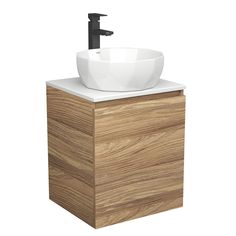 Тумба Bau Dream Blackwood 50 с дверцей,раковина BAU Diamond D40,смеситель Hotel Black Bauedge