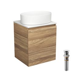 Тумба Bau Dream Blackwood 50 с дверцей,раковина BAU Nimb 50х36,выпуск клик клак Bauedge