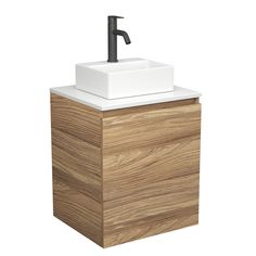 Тумба Bau Dream Blackwood 50,раковина BAU Cerama Mini 33х28,смеситель Hotel Dream Black Bauedge