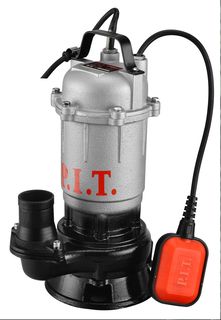 Насос фекальный P.I.T. PSW750-W (750Вт, с ножом, напор 16м,чугун, поплав. выкл.)