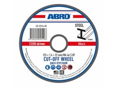 ABRO Диск отрезной по металлу 125х1,4х22 (ABRO)