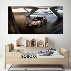 Фотообои Dekor Vinil Ламборгини с машинами 100х200 см