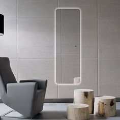 Зеркало для ванной Prisma 180x60 прямоугольное с подсветкой, P/V/1800-600/4kвзмах No Brand