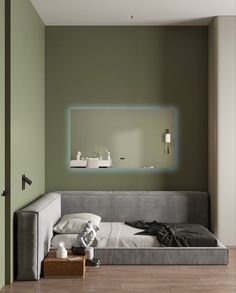 Зеркало для ванной Qwerty 100x120 с подсветкой, Q/100-120/6kвзмах No Brand