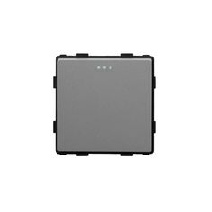 Модуль для рамки 1-клавишного выключателя без нуля серогоцвета Izba Tech