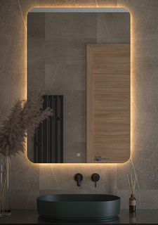 Зеркало Defesto OPTI DF 2820S с LED-подсветкой настенное 80x120см