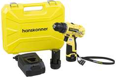 Дрель-шуруповерт Hanskonner HCD1230R, От аккумулятора, 30 Нм