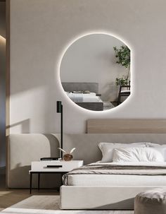 Зеркало для ванной Eclipse 60x50 с правым срезом с подсветкой, E/r/60-50/4kвзмах No Brand