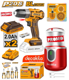 Набор аккумуляторный комбинированный INGCO COSLI23064 + кофемолка