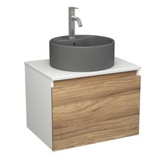 Комплект: тумба Bau Dream Blackwood 60,раковина BAU Element D41,смеситель Hotel Dream Bauedge