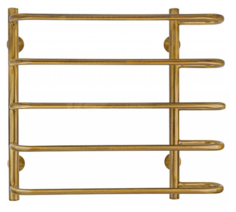 Полотенцесушитель латунный Secado Венеция 2 50х60, водяной, бронза