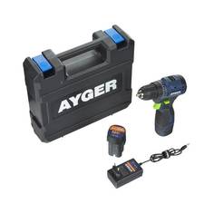 Аккумуляторная бесщеточная дрель-шуруповерт AYGER, 12 В, 3000 об/мин, с 2 АКБ 2 Ач и ЗУ, в