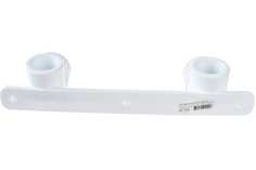 Угольник PPR комбинированный RTP под смеситель, наружная резьба D25х1/2",PN25, белый РосТурПласт