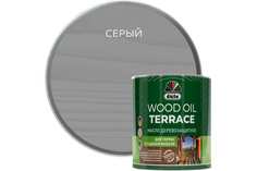 Деревозащитное масло Dufa/Дюфа Wood OIL Terraсe серый 9л