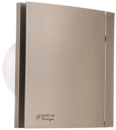 Вытяжной вентилятор Soler&Palau SILENT-100 CRZ CHAMPAGNE DESIGN-4C, 100 мм, с таймером, об S&P