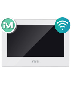 Монитор видеодомофона 7" Wi-Fi CTV-iM740W Cloud 7 белый