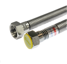 Подводка для газа CGHF1210 сильфонная, 1/2", гайка-гайка 100 см CGHF1210 STM