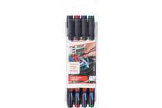 Набор маркеров для маркировки кабелей EDDING E-8407#4S 0.3мм черный, красный, зеленый, син