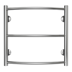 Полотенцесушитель Azario AZ04155 VERONA 500x500 водяной 3 перекл. 1"-1/2" полированный