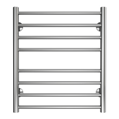 Полотенцесушитель Azario AZ10156S PARMA 500x600 водяной 8 перекл. 1"-1/2" полированный