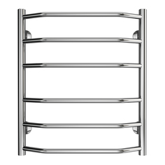 Полотенцесушитель Azario AZ07156 RAVENNA 500x600 водяной 6 перекл. 1"-1/2" полированный