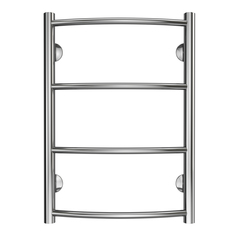 Полотенцесушитель Azario AZ04146 VERONA 400x600 водяной 4 перекл. 1"-1/2" полированный