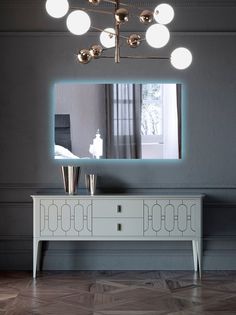 Зеркало для ванной Qwerty 60x180 прямоугольное горизонтальное c подогревом No Brand