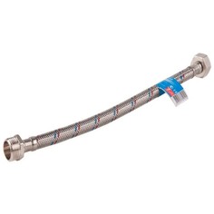 Подводка AQUAFLEX для смесителя, нержавейка, 0,4 м Aqualine