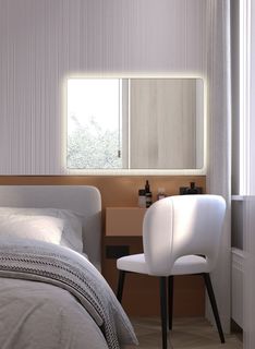 Зеркало для ванной Prisma 60*100 прямоугольное горизонтальное c подогревом No Brand