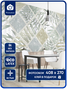 Фотообои Photostena Тропический витраж 4,08x2,7 м