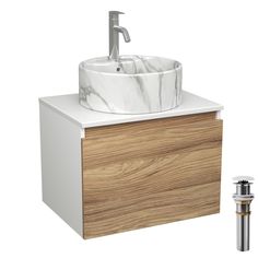 Комплект:тумба Bau Dream Blackwood 60,Раковина BAU Element,смеситель Hotel Dream,выпуск Bauedge