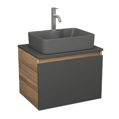 Комплект: тумба Bau Dream Blackwood 60,раковина BAU Cerama 48х37,смеситель Hotel Dream Bauedge