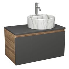 Комплект: тумба Bau Dream Blackwood 80,раковина BAU Element D41,смеситель Hotel Dream Bauedge