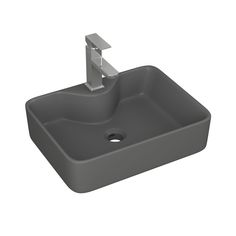Раковина накладная BAUEDGE Cerama 48х37 + смеситель Hotel Still