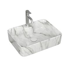 Раковина накладная BAUEDGE Cerama 48х37 + смеситель Dream, выпуск
