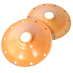 Чашка бетономешалки, диаметр 240 мм, комплект 2 шт, запчасть OEM 7097