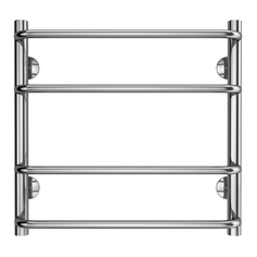 Полотенцесушитель Azario AZ09155 FERRARA 500x500 водяной 4 пер 1"-1/2" полированный