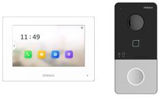 DS-D100IKWF(B) Hiwatch Комплект IP видеодомофона (вызывная панель + монитор)