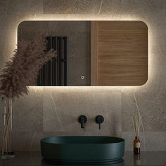 Зеркало Defesto OPTI DF 2805SH с LED-подсветкой настенное 100x50см