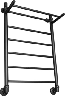 Полотенцесушитель водяной Двин FJ 80/50 1" - 1/2" чёрный матовый