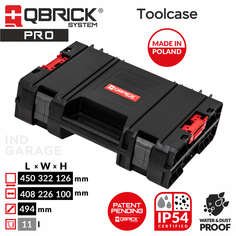 Ящик для инструментов QBRICK SYSTEM PRO Toolcase (Protective Foam)