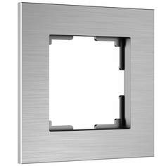 Рамка для розетки/выключателя из металла на 1 пост Werkel AluMax W0013506 алюминий