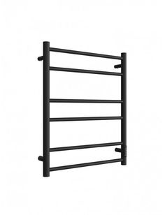 Полотенцесушитель ДВИН L neo 60/40 электрический 1"- " чёрный матовый