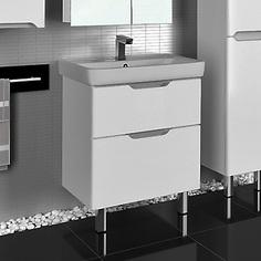 Тумба с раковиной Dreja Q Plus 70 белая